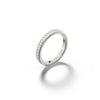 Casino Uno White Gold Diamond Wedding Band Ring - Csilla Jewelry