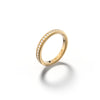 Casino Uno White Gold Diamond Wedding Band Ring - Csilla Jewelry