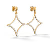 Csillag Sirius - White Gold Earring Large - Csilla Jewelry