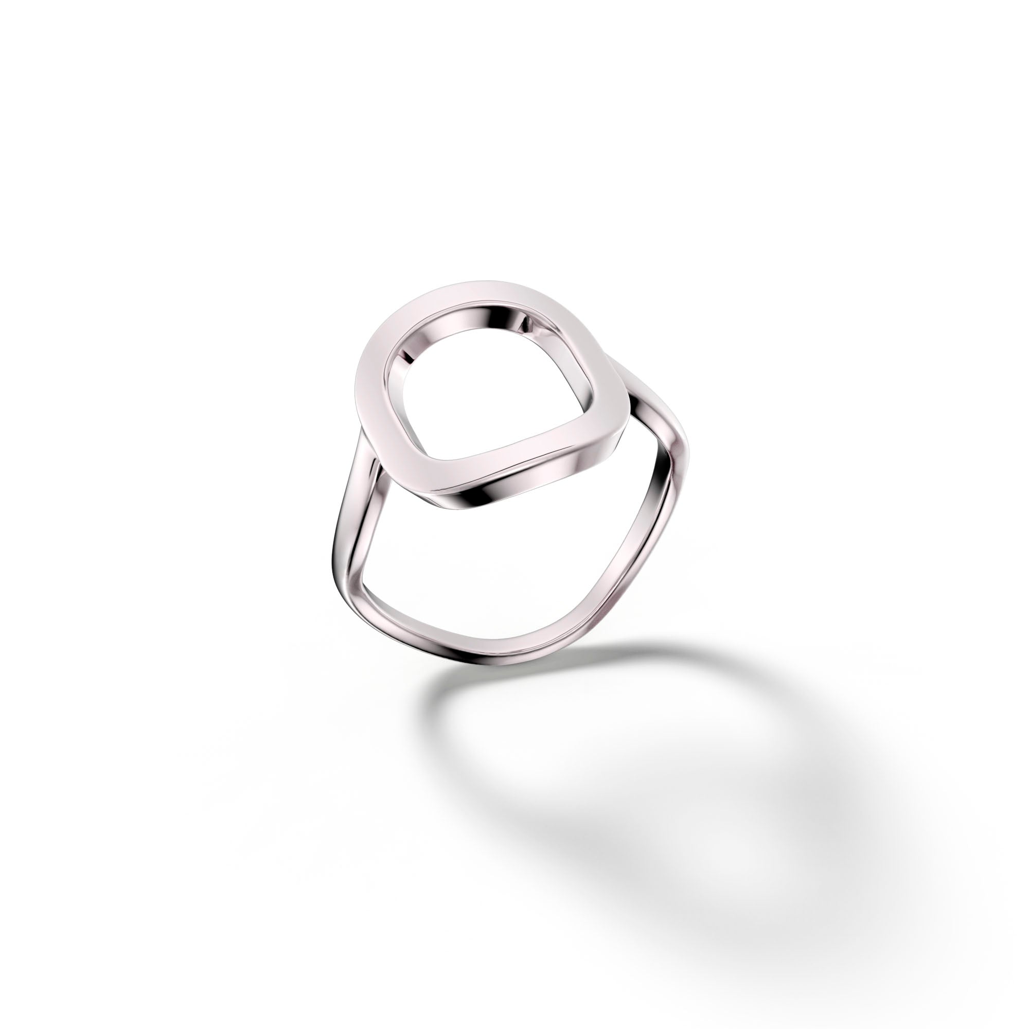 Me&I - Imperfect White Gold Ring - Csilla Jewelry