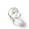 Me&I Twist - 18k Yellow Gold Diamond Ring - Csilla Jewelry