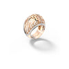 'A-Māz-Me' Dome - White Gold Diamond Ring