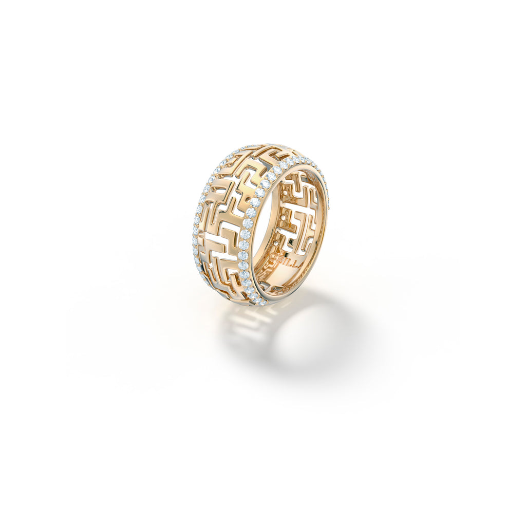 'A-Māz-Me' Gaia - Yellow Gold Diamond Ring